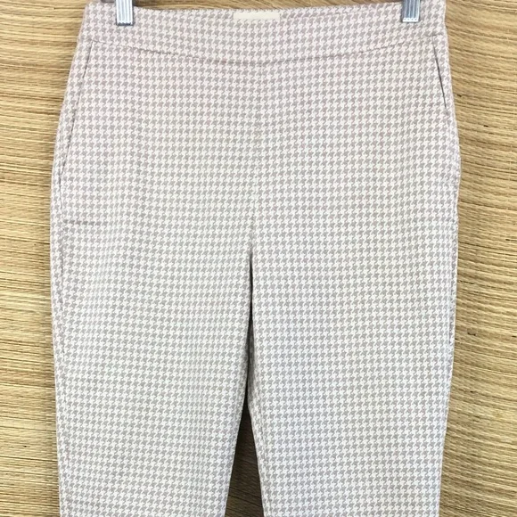 Sezane Cream and Brown Checkered Pants - Picture 7 of 14